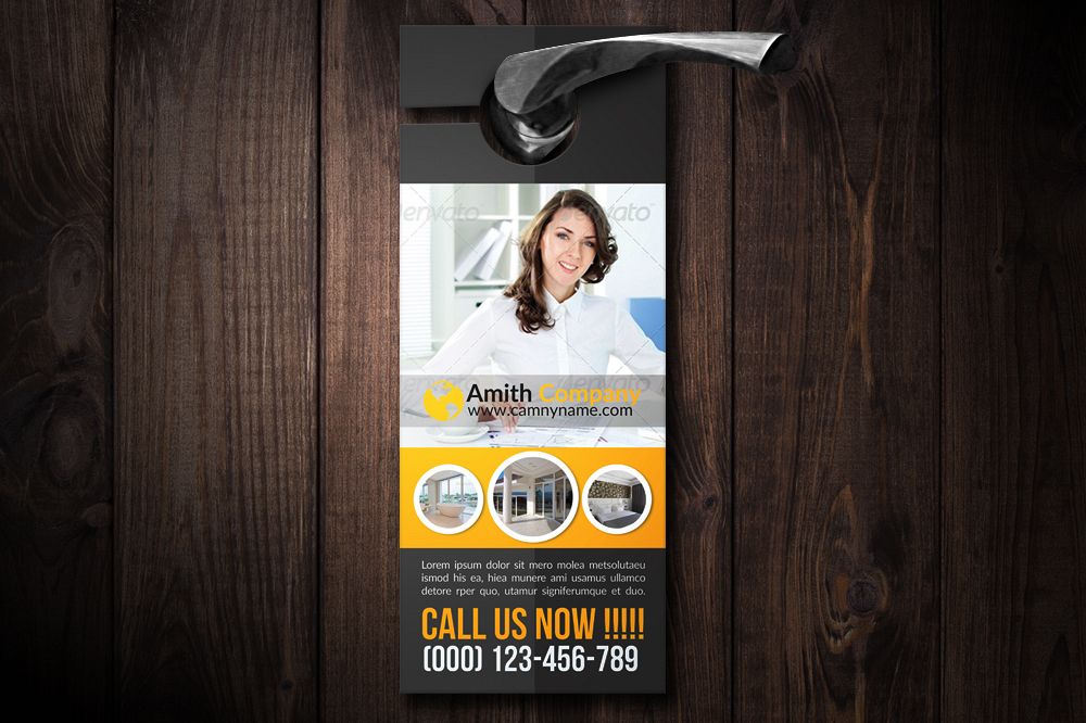 Personal Business Door Hangers example image 1
