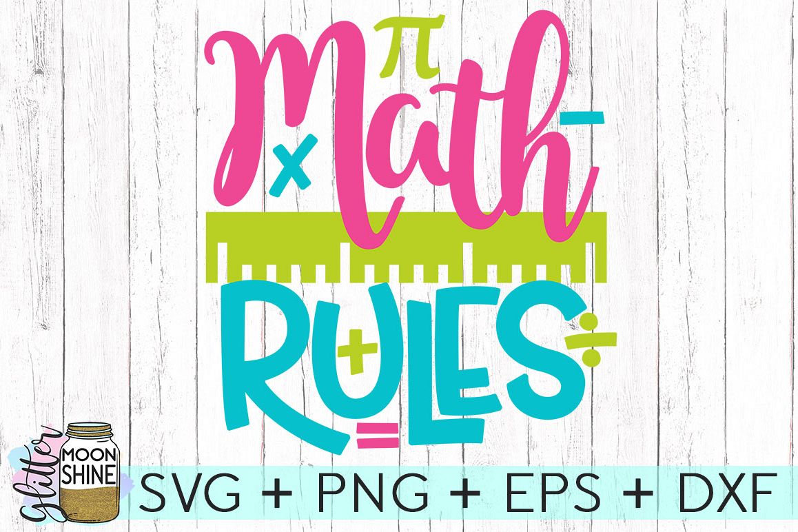 Download Math Rules SVG DXF PNG EPS Cutting Files