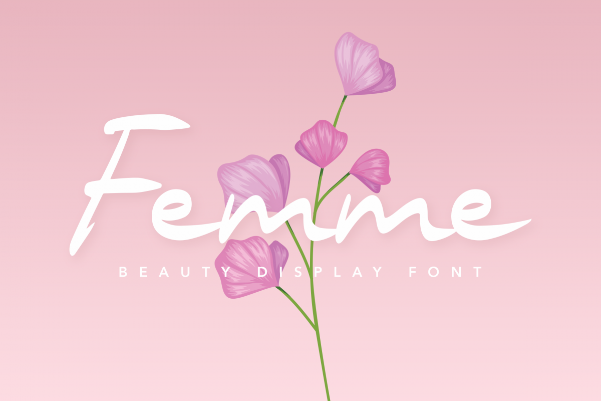 Femme Beauty Display Font example image 1