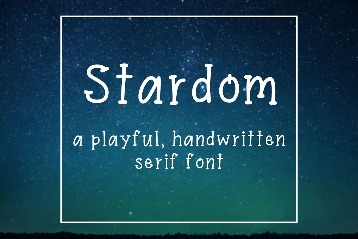 Stardom Handwritten Font example image 1