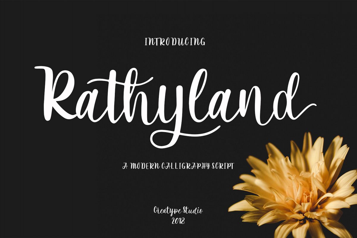 Rathyland Script example image 1