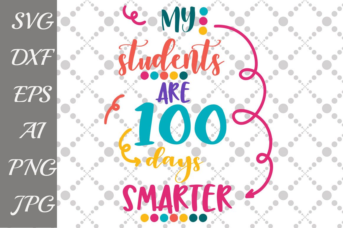 100th Day of School Svg example image 1