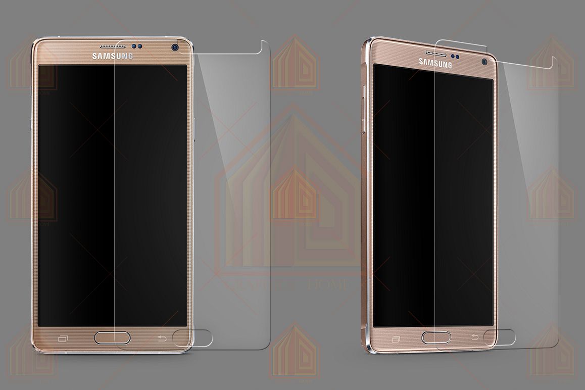 Samsung Galaxy Note 4 Tempered Glass Template example image 1
