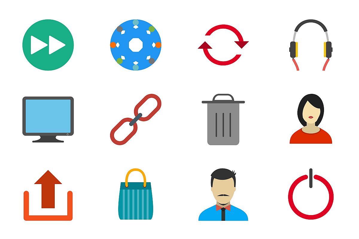 Set Of Multimedia Icons example image 1