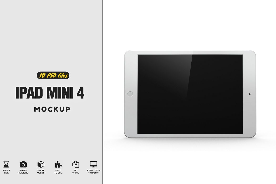 iPad Mini 4 Mockup example image 1