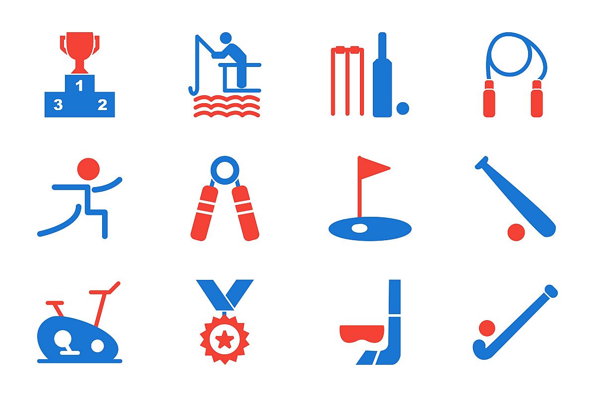 Set Of Sports And Game Icons example image 1