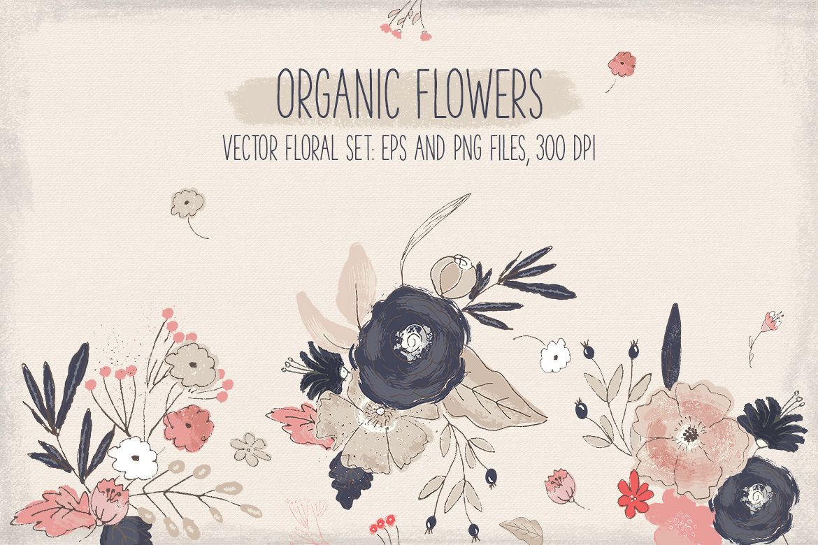 Organic Flowers example image 1