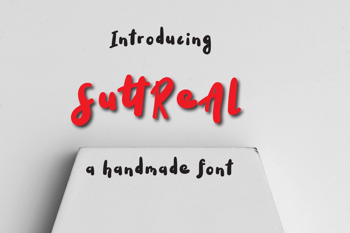 SuttReAl Typeface example image 1