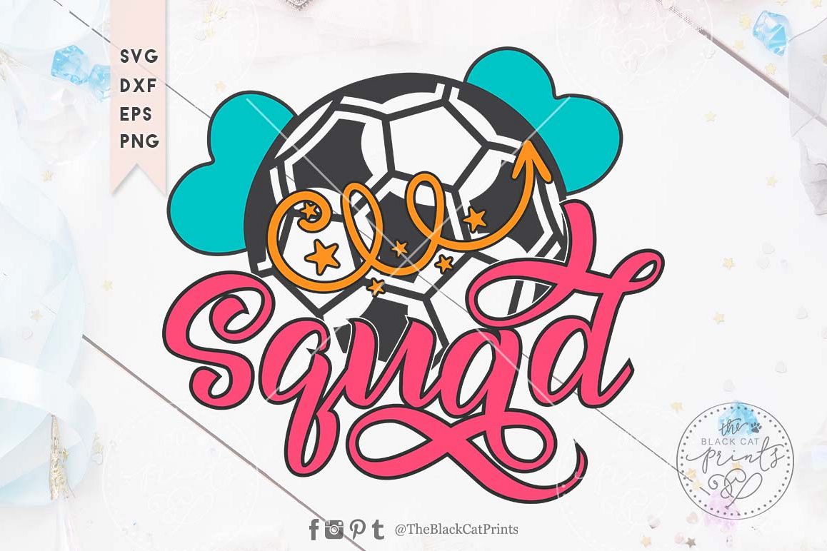 Soccer squad - 2 SVG DXF EPS PNG example image 1