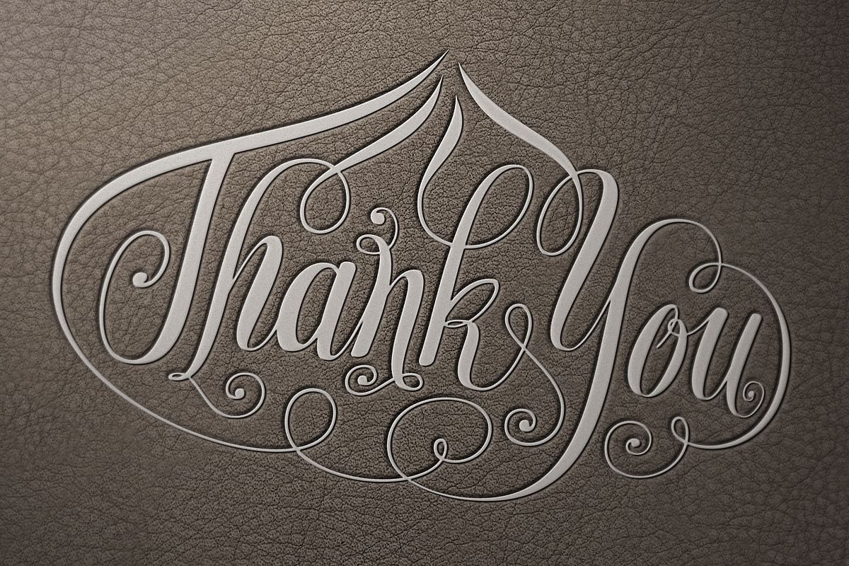 Thank-You-Onion-Shape-Lettering SVG example image 1