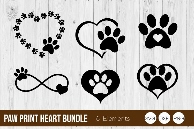 Free Free Paw Print With Heart Svg Free 652 SVG PNG EPS DXF File