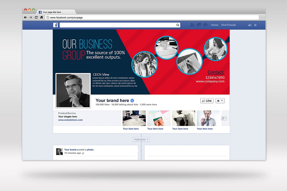 Business Facebook Timelines example image 1