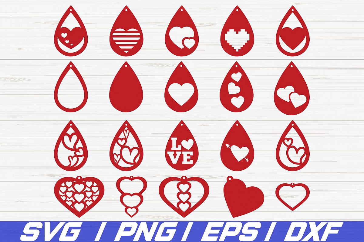 97 Free Valentine Earring Svg Download Free Svg Cut Files And Designs 