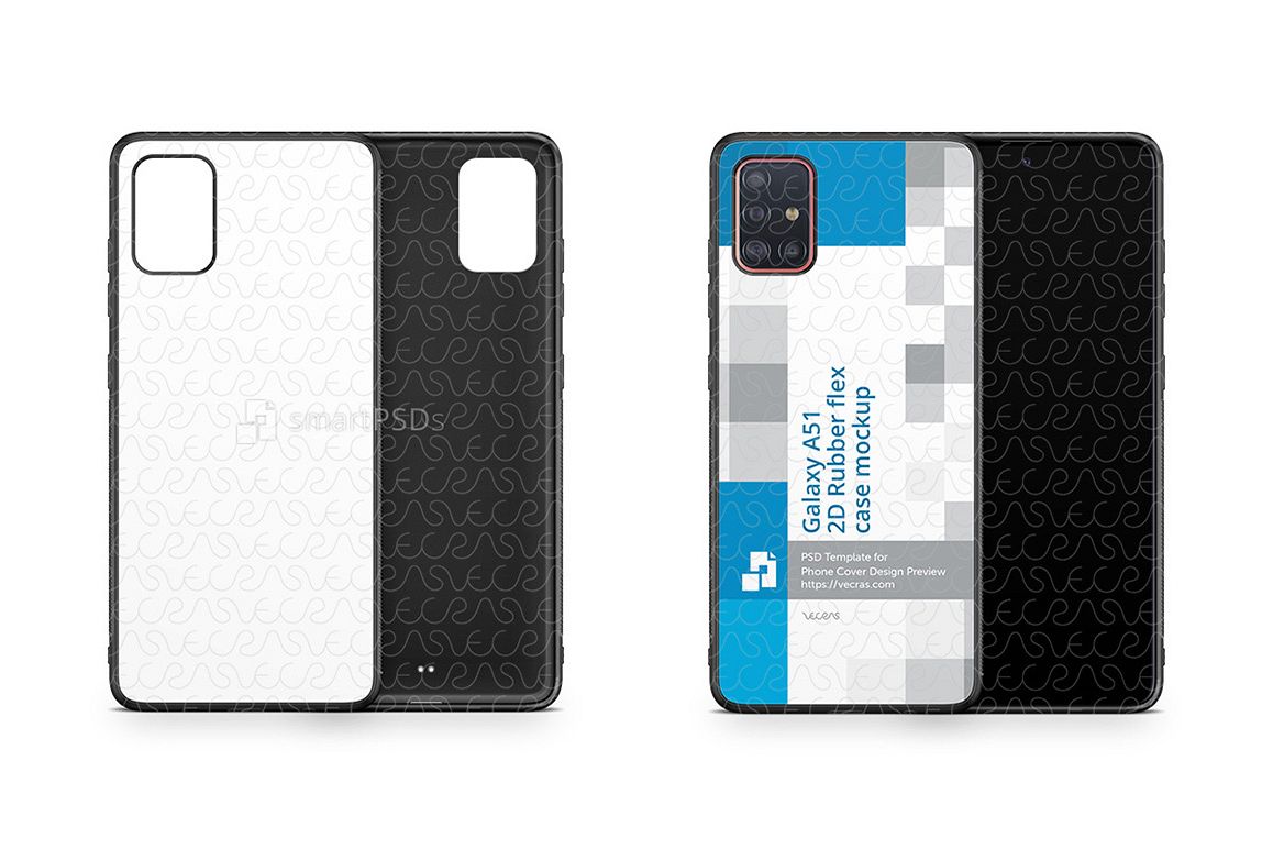 Galaxy 51 2019 2d Rubber Flex Case Design Mockup example image 1