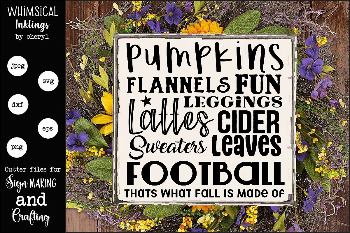 Thats What Fall Is Made Of SVG example image 1
