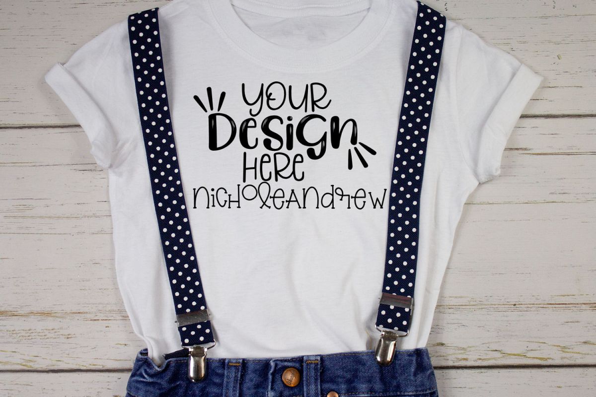 Suspender T-Shirt Mock Up example image 1