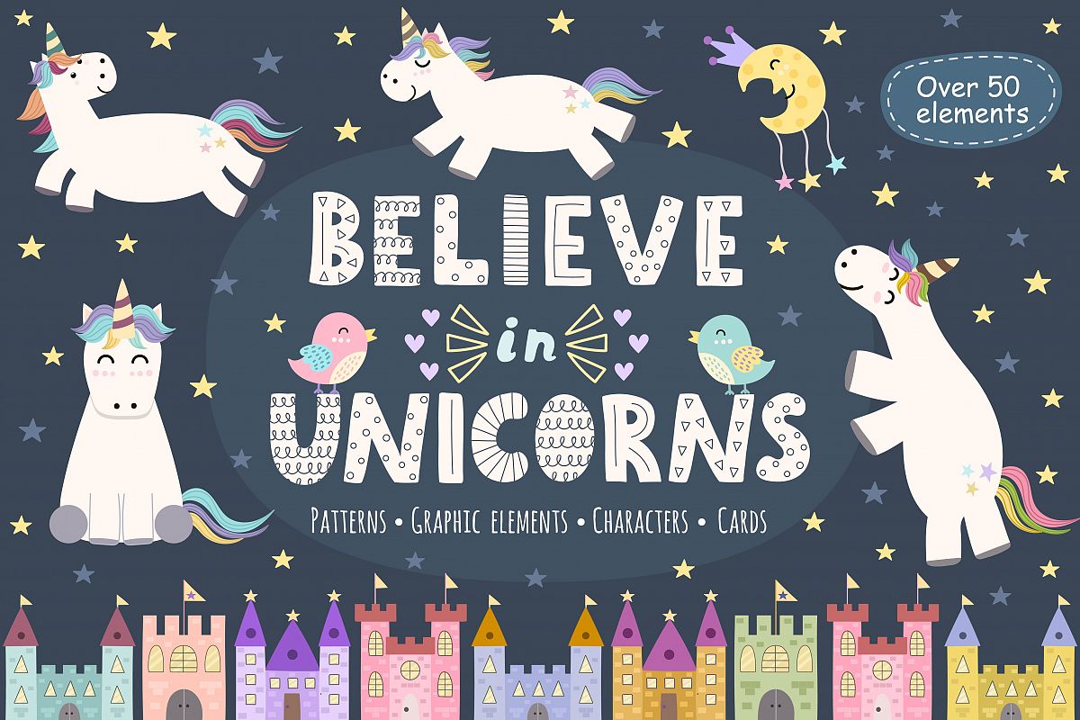Believe in Unicorns Collection example image 1