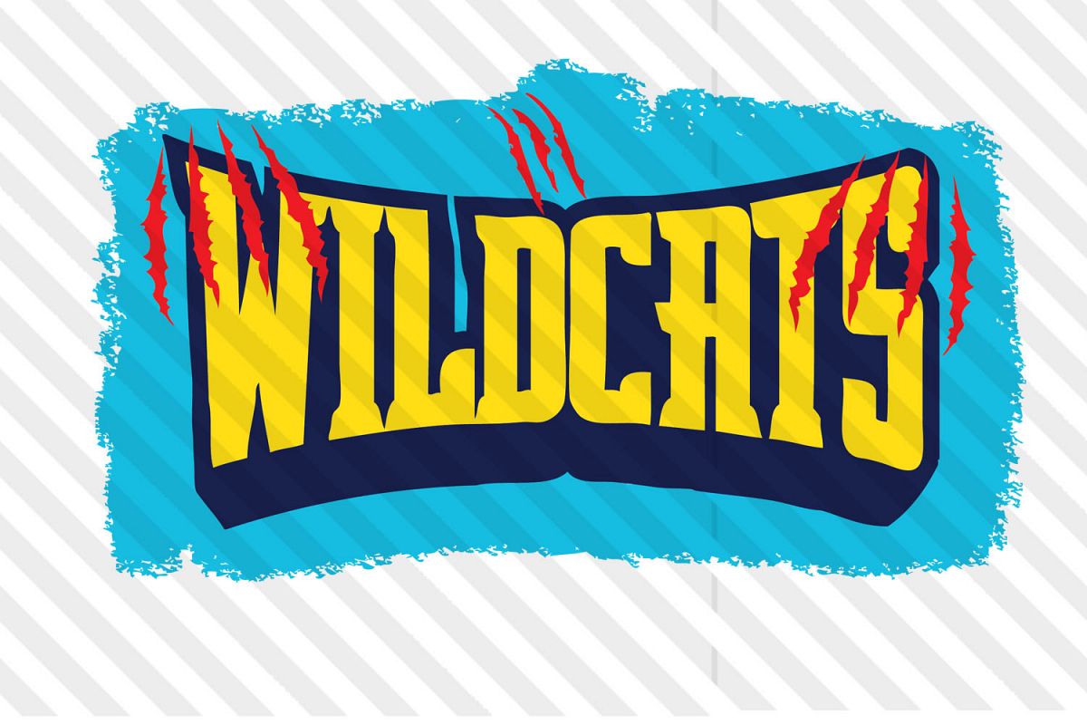 Football,Svg,cricut,silhouette,wildcats,vector,clip art,dxf example image 1