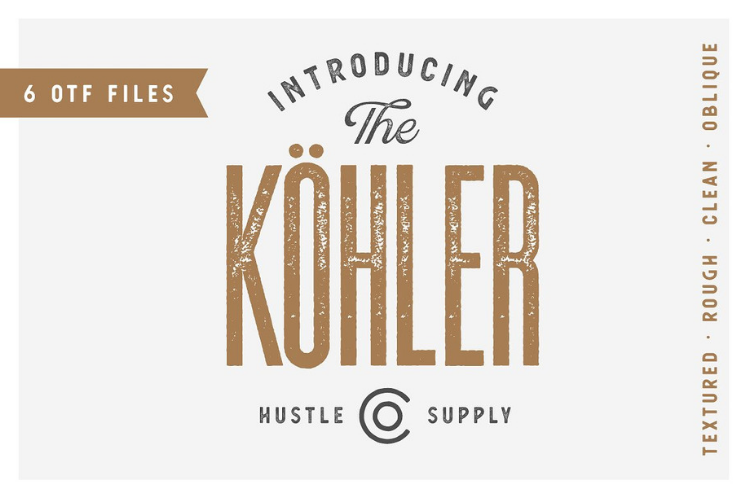 Köhler | Ultra Condensed Family - Font Family example image 1