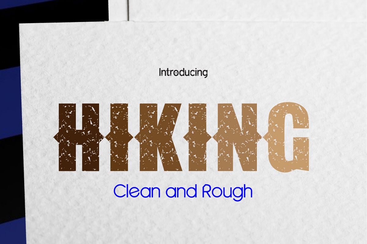 HIKING - Clean & Rough example image 1