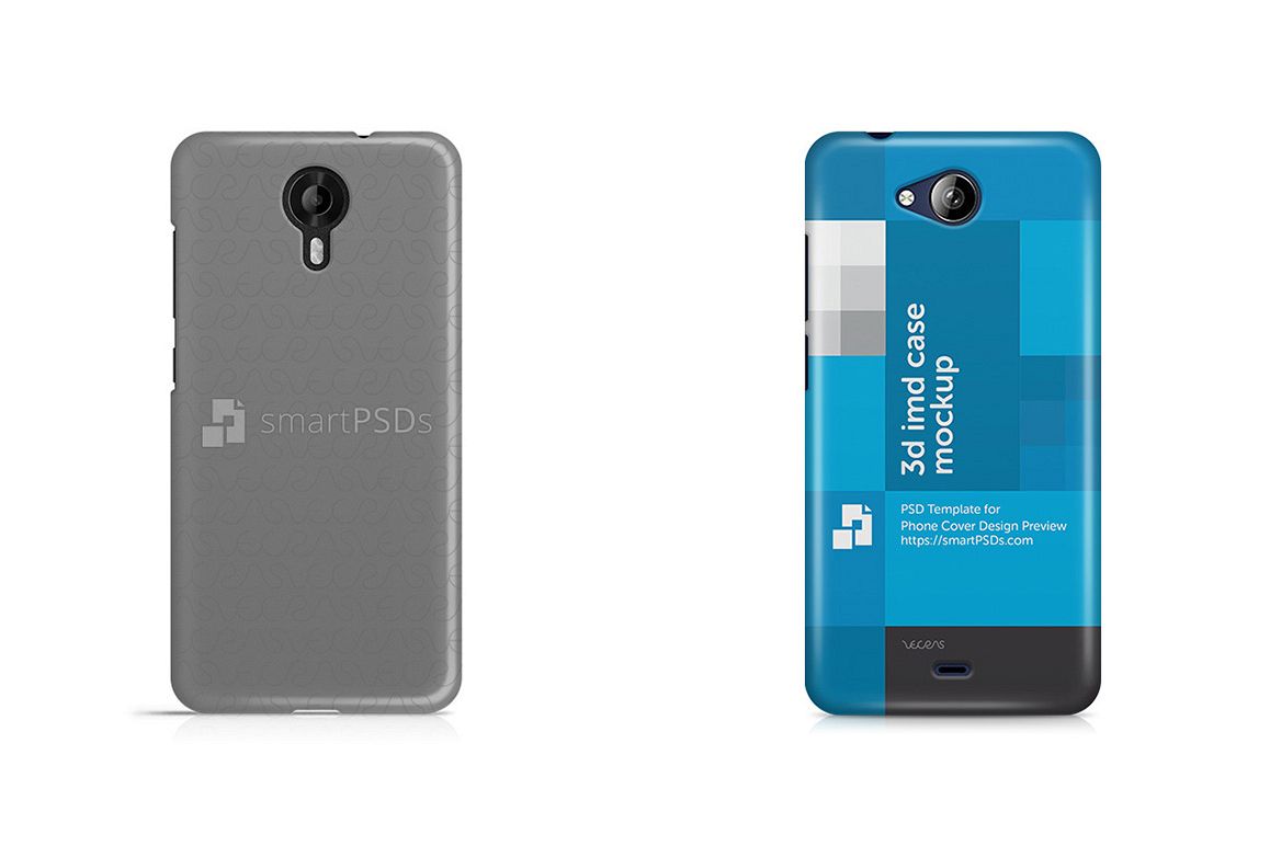 Micromax Canvas Play Q355 3d IMD Mobile Case Design Mockup 2015 example image 1