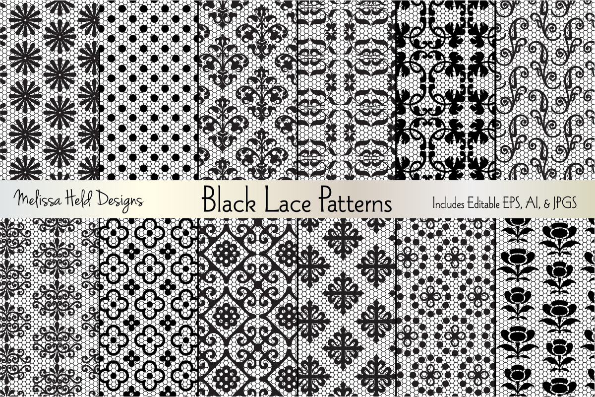 Black Lace Patterns example image 1