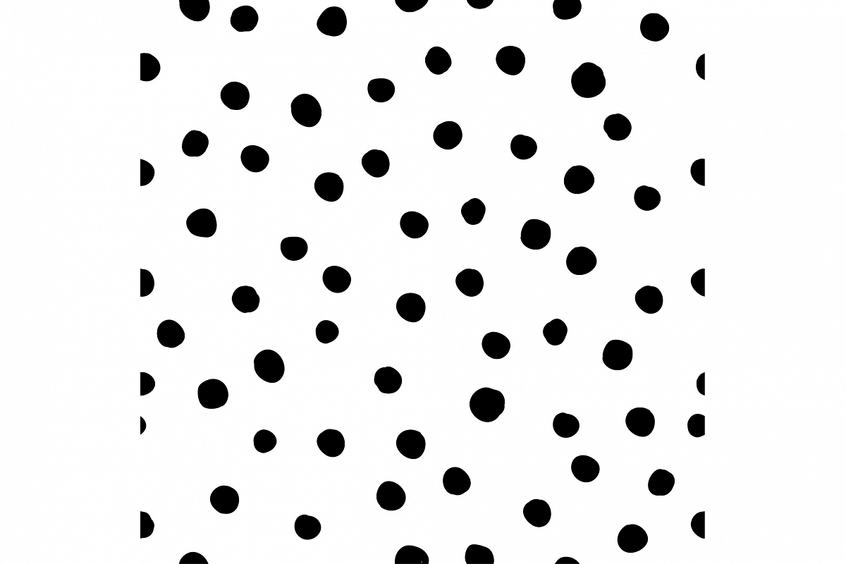 Seamless vector decorative background with polka dots. Print. Cloth design, wallpaper. example image 1