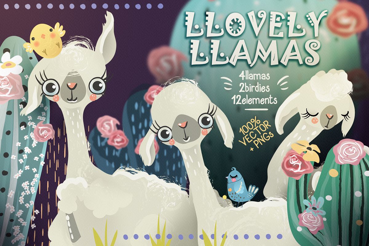 Llovely Llamas example image 1