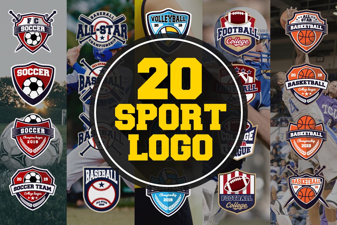 20 Sport Team Logos Template example image 1
