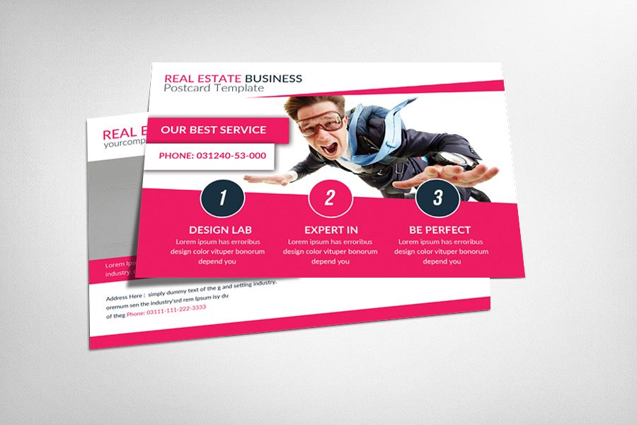 Real Estate Postcard Template example image 1