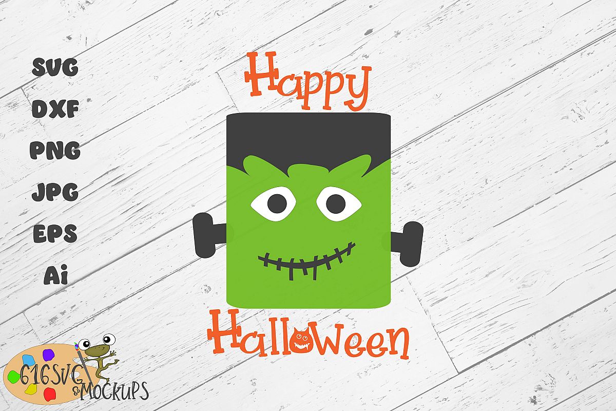 Happy Halloween SVG, DXF, Ai, PNG example image 1