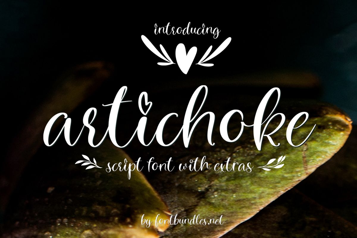 Artichoke Script Font example image 1