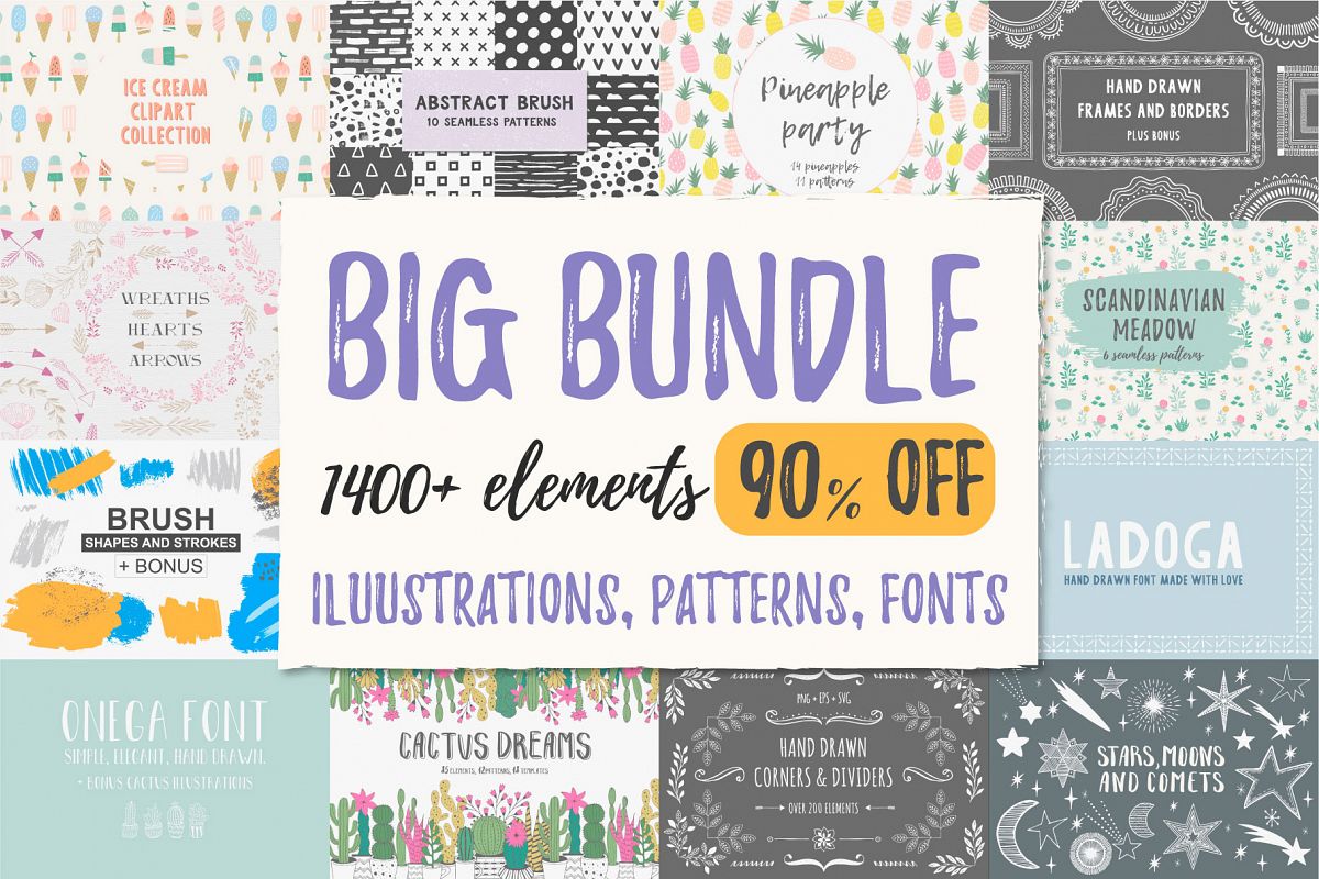 BIG BUNDLE - 90 off example image 1