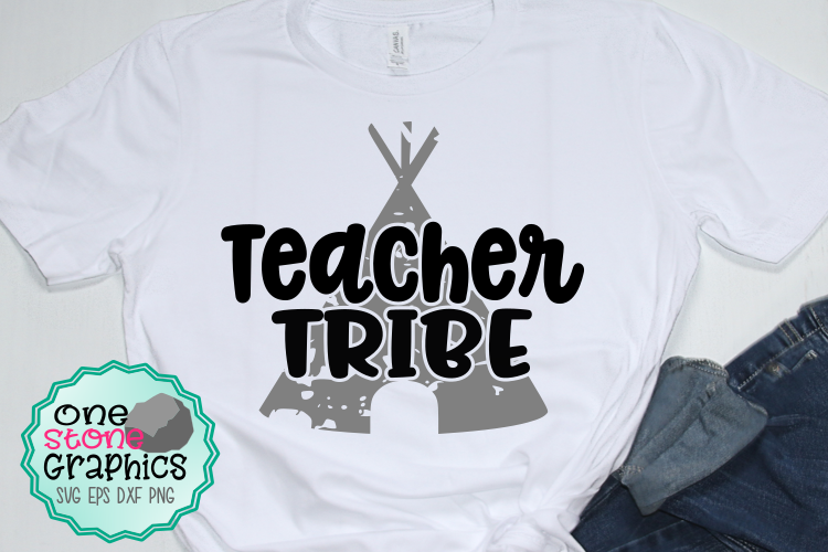 Teacher tribe svg,grunge tribe svg,teacher tribe svg example image 1