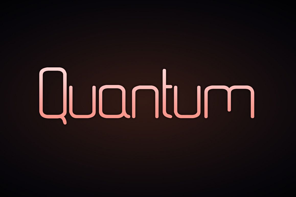 Quantum Font example image 1