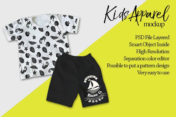 Kids Apparel Mockup example image 1