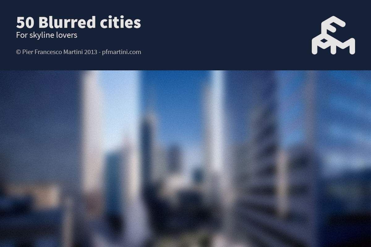 50 Blurred cities example image 1