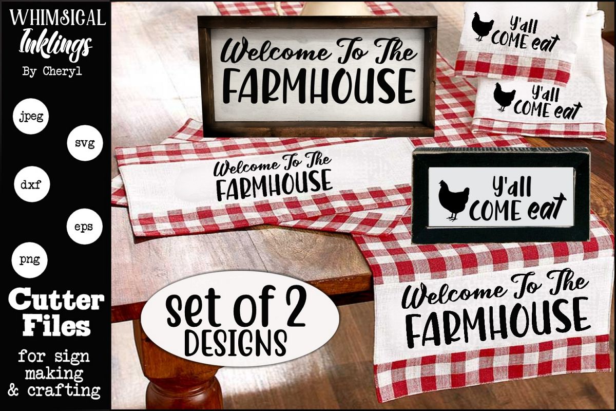 Welcome To The Farmhouse SVG Set example image 1