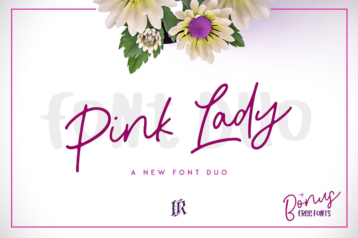 Pink Lady Font Duo example image 1