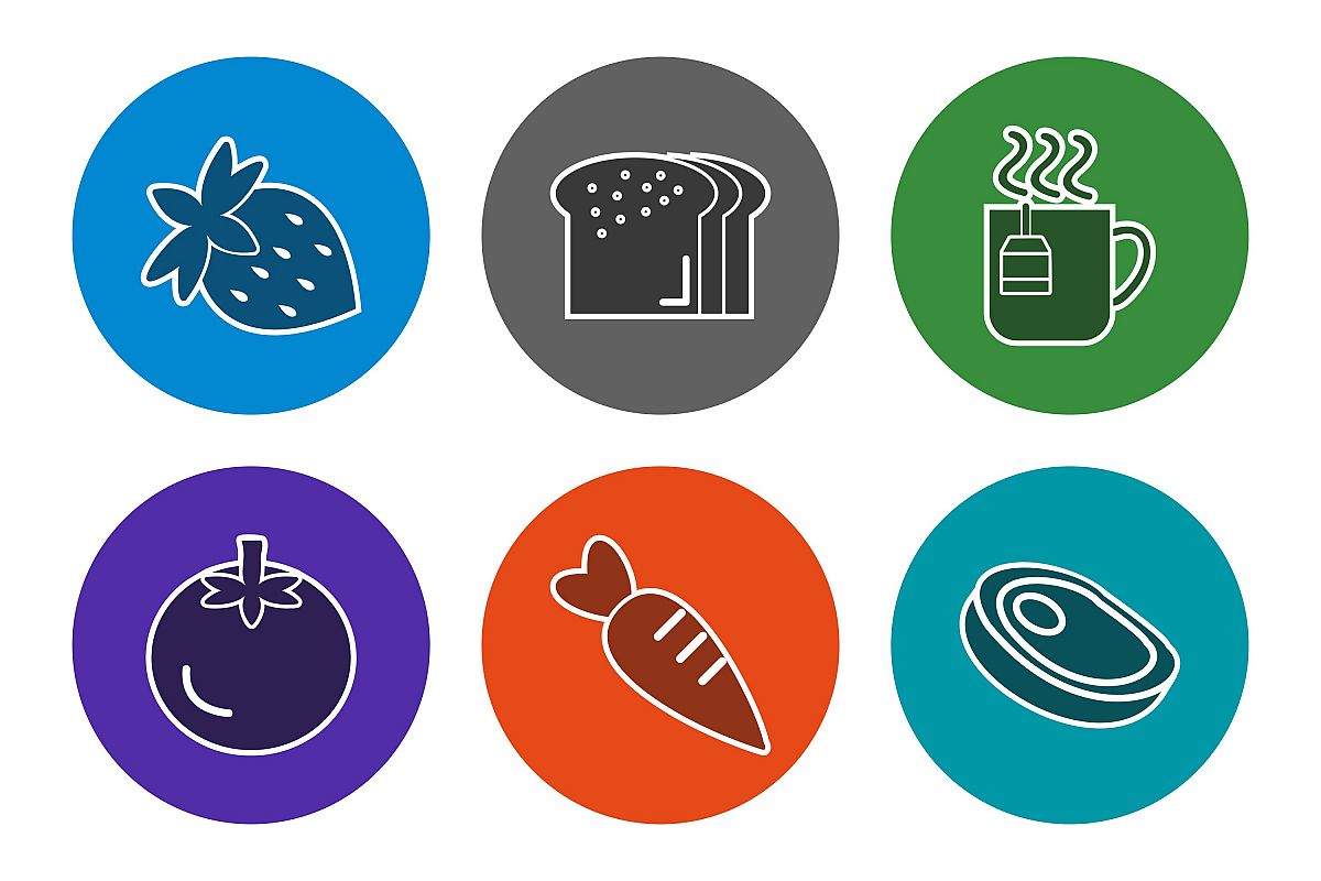 Set Of Food Icons example image 1