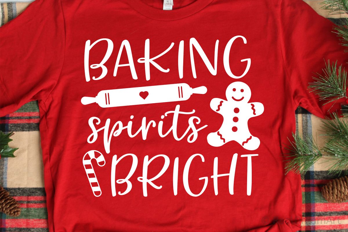 Baking Spirits Bright SVG, DXF, PNG, EPS example image 1
