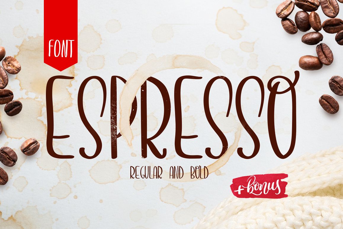 Espresso font example image 1