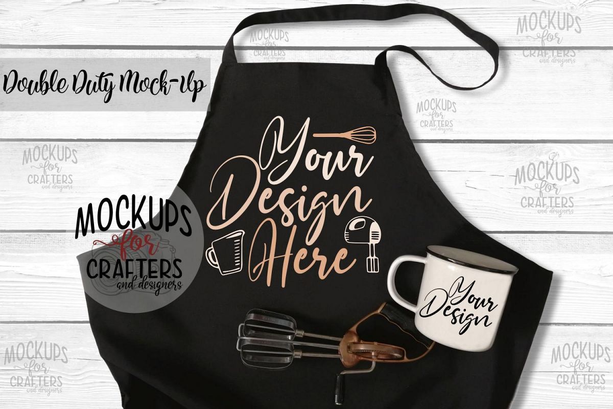 Apron, Mug - Double Duty Mock-Up example image 1