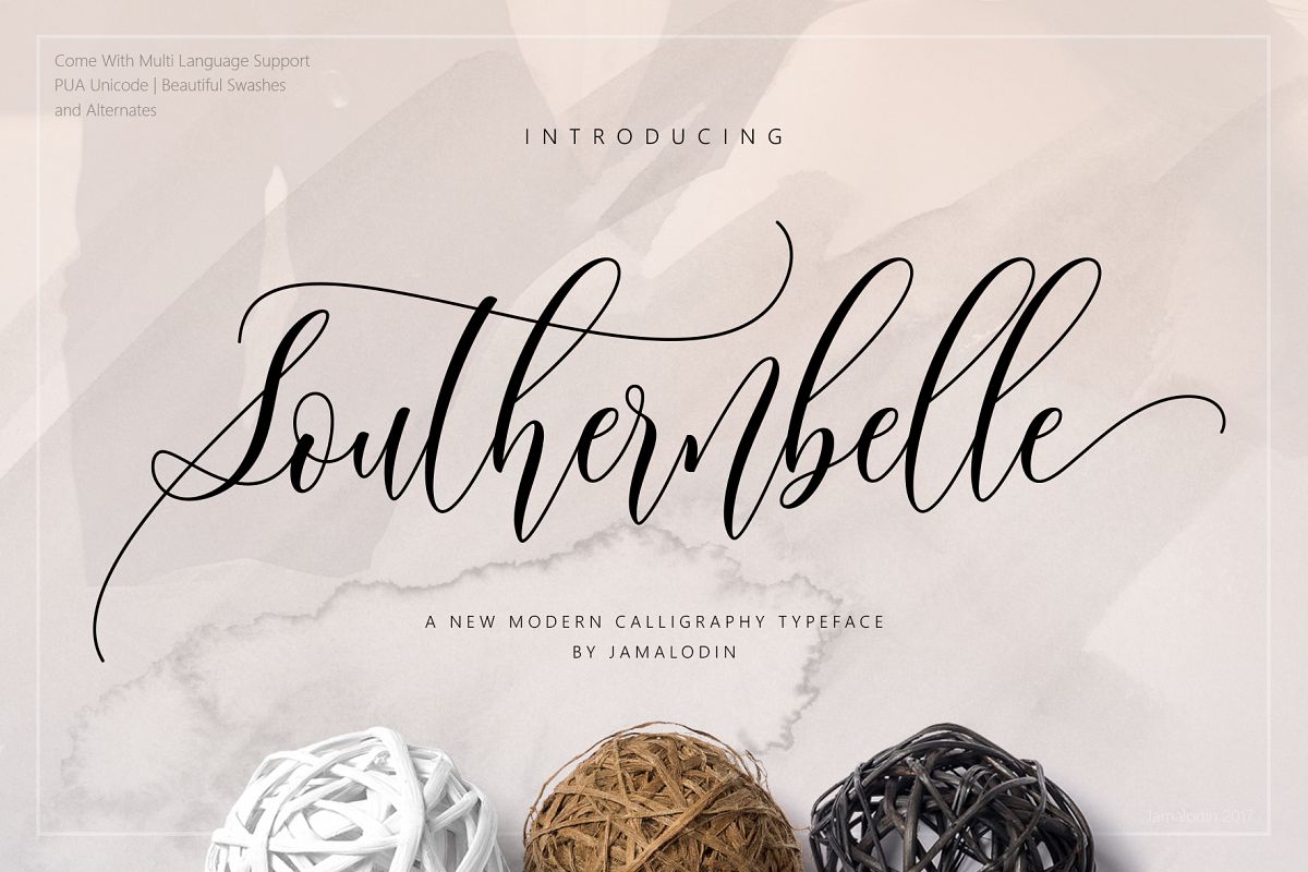 Southernbelle Script example image 1