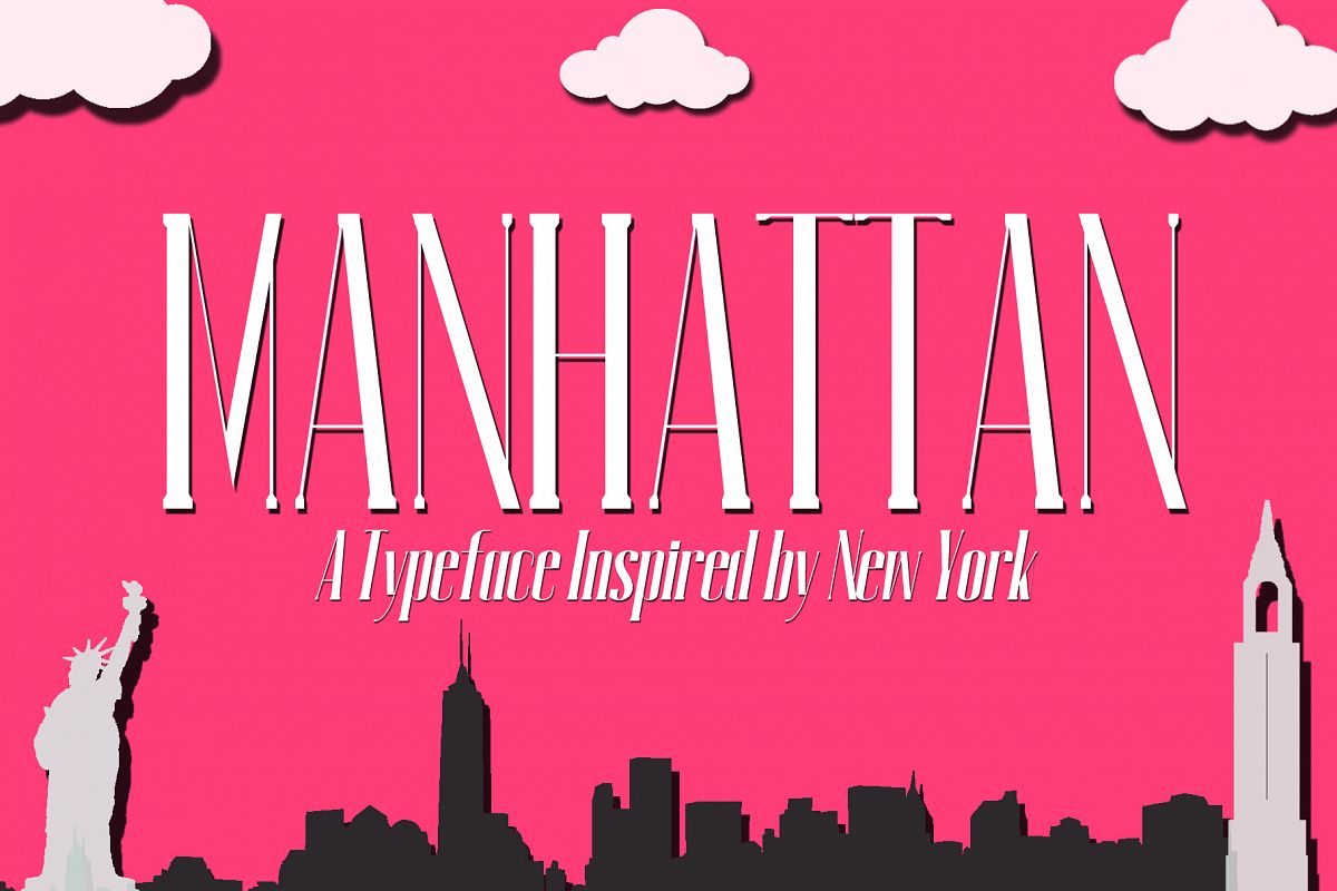 MANHATTAN A New York Typeface example image 1