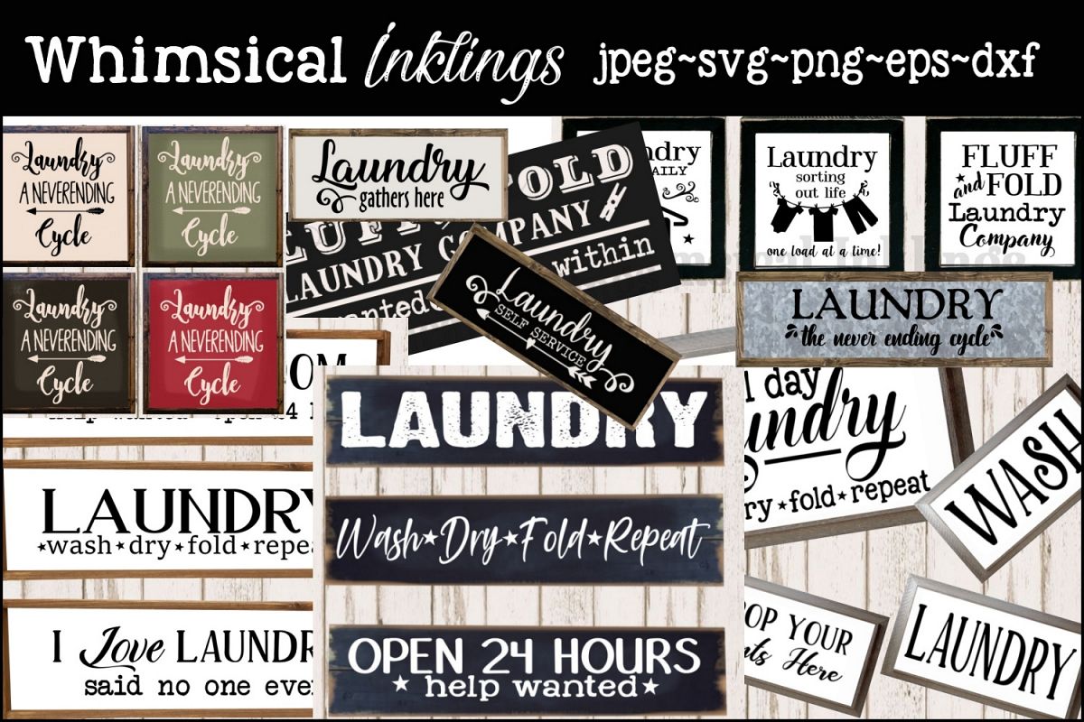 Super Laundry SVG Bundle MONTHLY SPECIAL- OVER 50 IMAGES example image 1