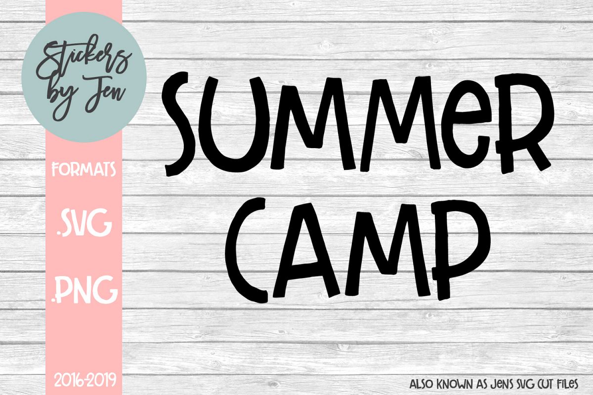 Summer Camp svg cut file example image 1