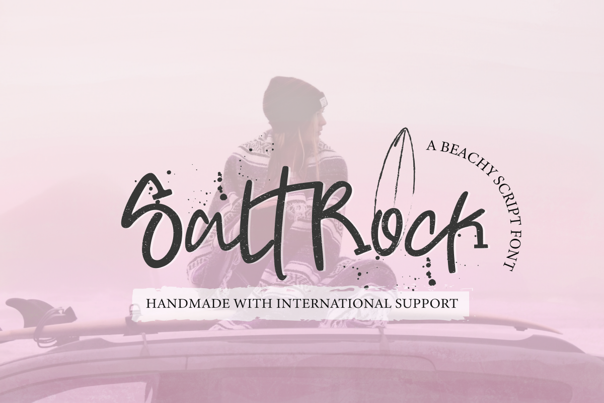 SaltRock - Beachy Script Font example image 1