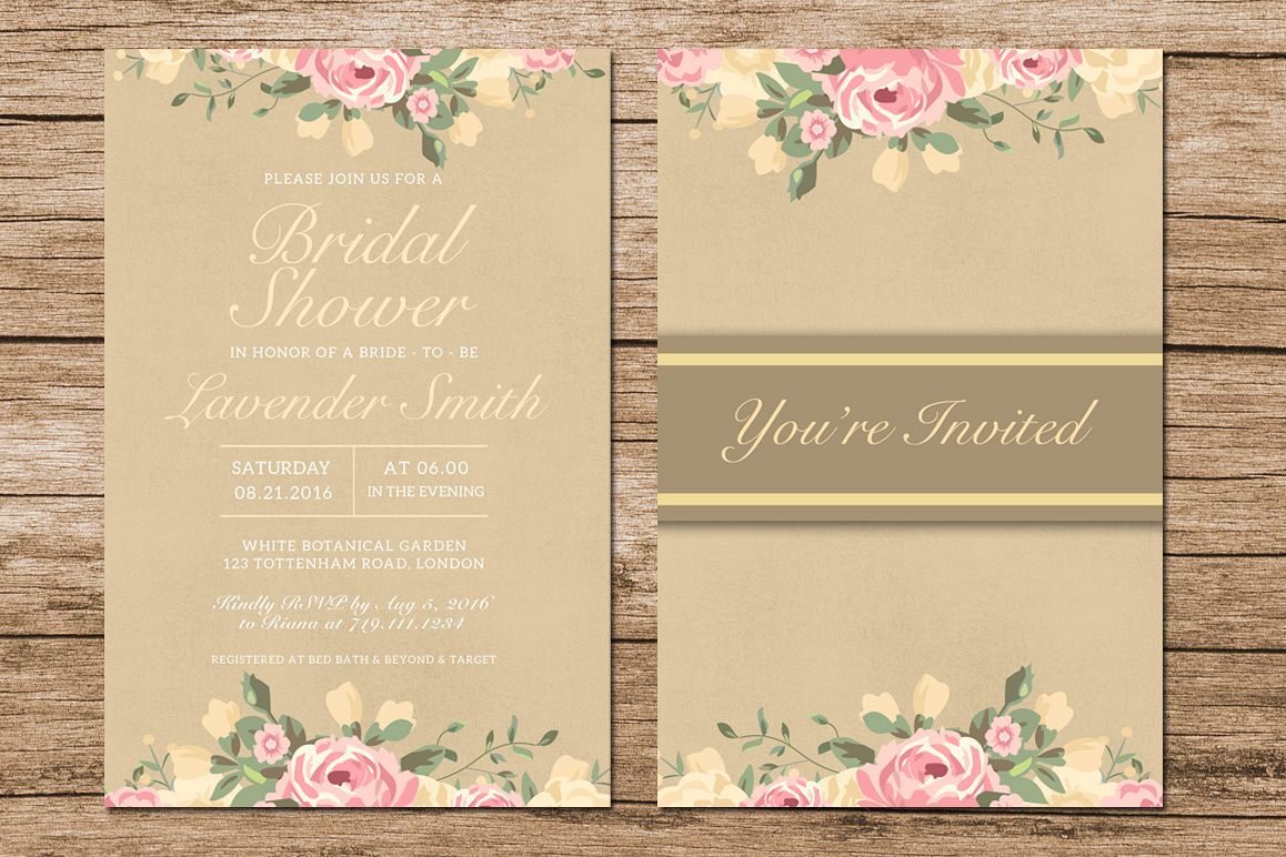 Bridal Shower Invitation example image 1