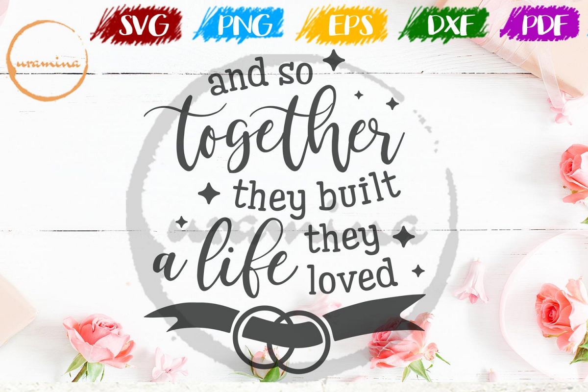 And So Together Valentine SVG PDF PNG example image 1
